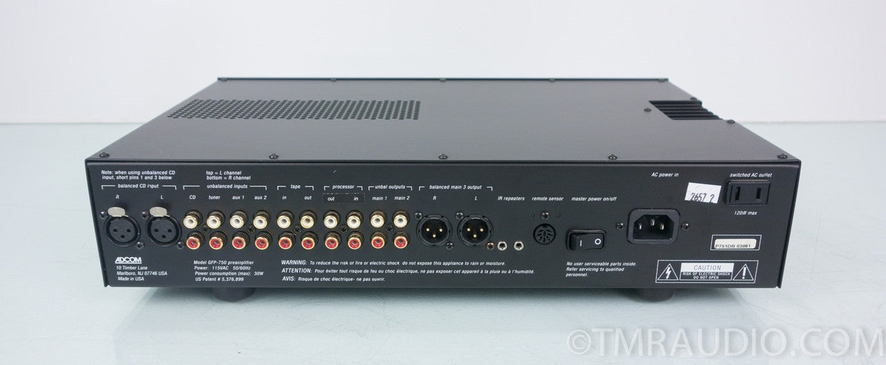Adcom GFP-750 Stereo Preamplifier / Preamp