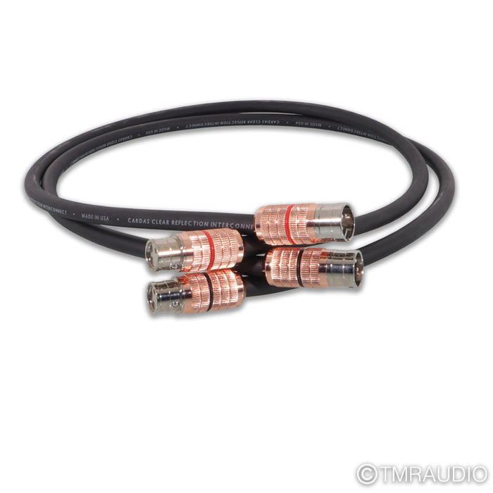 Cardas Clear Reflection XLR Cables; 1m Pair Balanced Interconnects