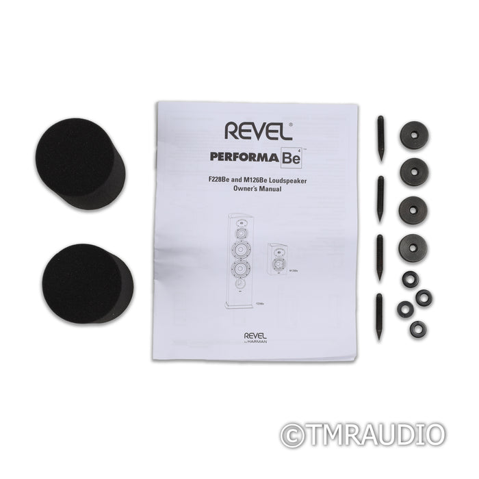 Revel Performa F228Be Floorstanding Speakers; Metallic Silver Pair