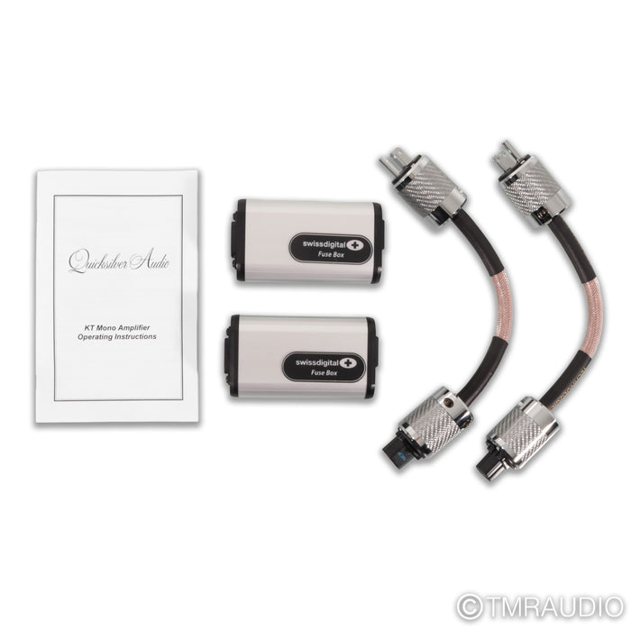 Quicksilver Audio KT88 Mono Tube Monoblock Power Amplifiers; Pair