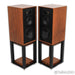 Wharfedale Linton 85th Anniversary Bookshelf Speakers; Walnut Pair w/ Stands