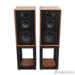 Wharfedale Linton 85th Anniversary Bookshelf Speakers; Walnut Pair w/ Stands