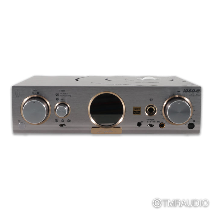 iFi Audio Pro iDSD Signature Tube Hybrid Headphone Amplifier; Elite PSU