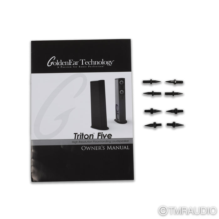 GoldenEar Triton Five Floorstanding Speakers; Black Pair