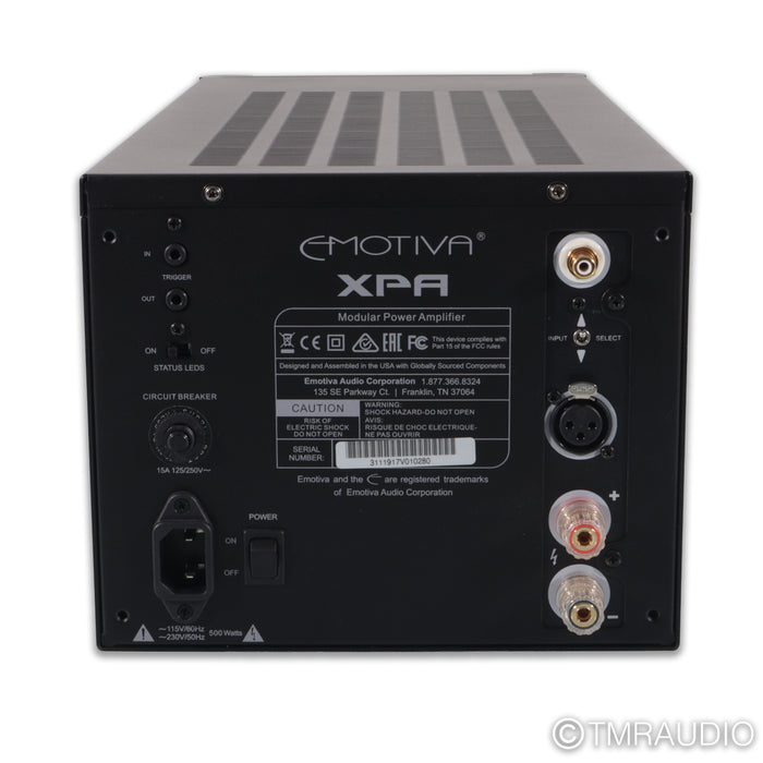 Emotiva XPA HC-1 Monoblock Power Amplifier; Single