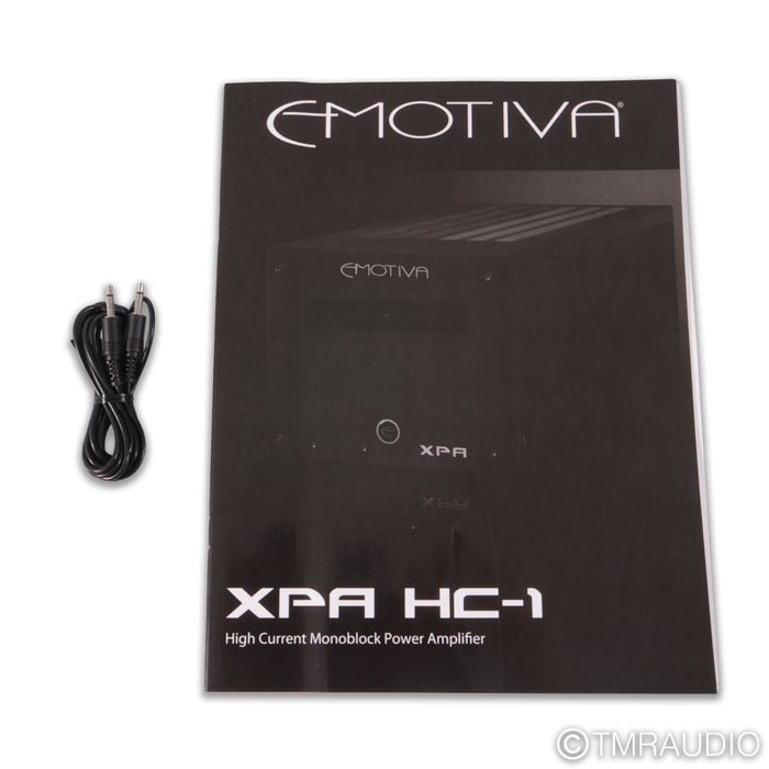 Emotiva XPA HC-1 Monoblock Power Amplifier; Single