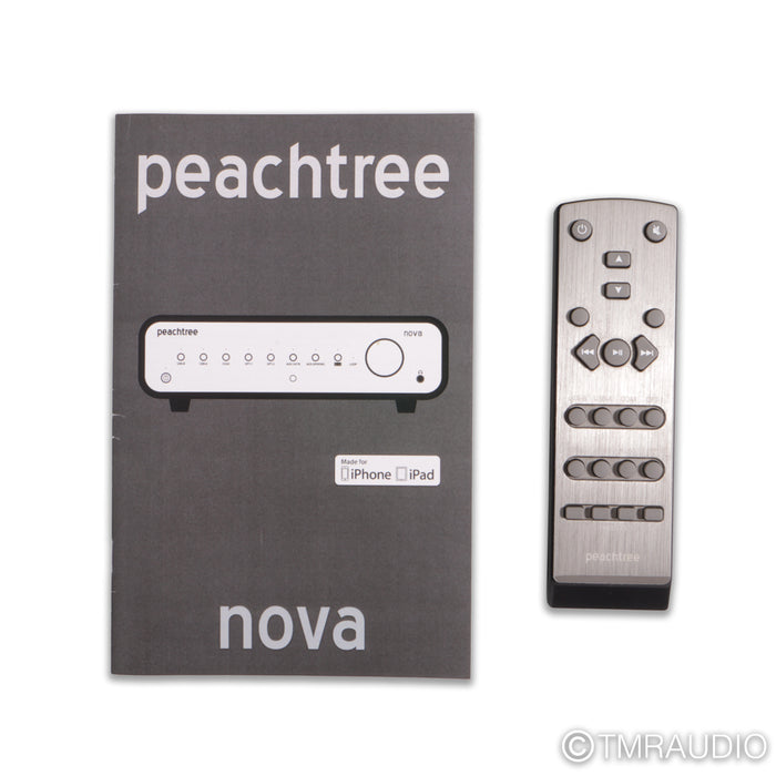 Peachtree Audio Nova300 Stereo Integrated Amplifier; Gloss Ebony Mocha; MM Phono