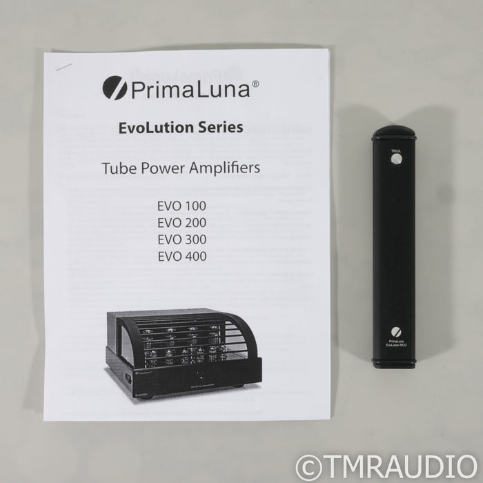 PrimaLuna EVO 400 Stereo Tube Power Amplifier; Black