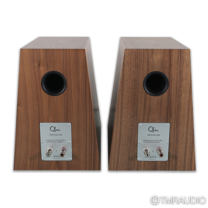 Qln Prestige 1 Bookshelf Speakers; Walnut Pair