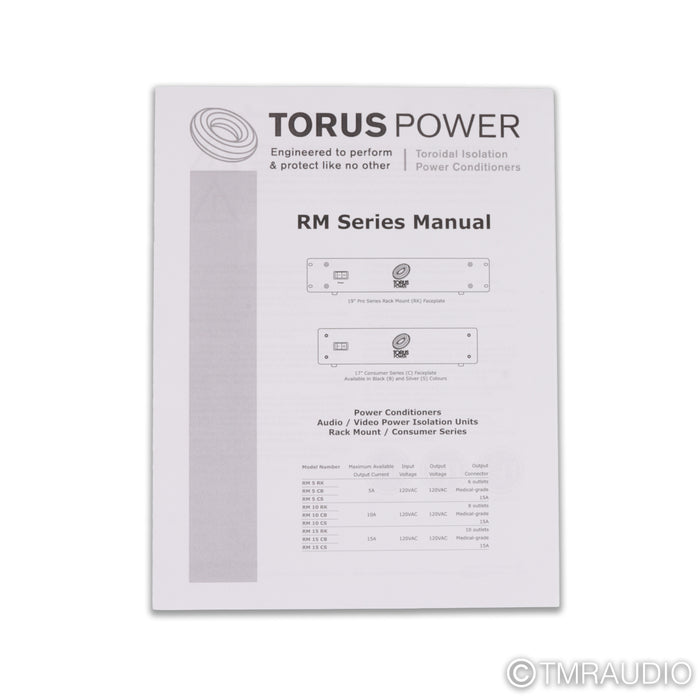 Torus Power RM15 CB AC Power Conditioner