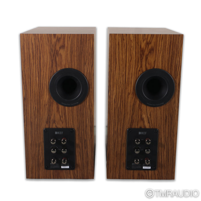 KEF R3 Meta Bookshelf Speakers; Walnut Pair