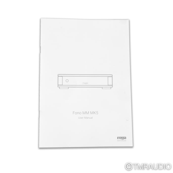 Rega Fono MM MK5 Phono Preamplifier