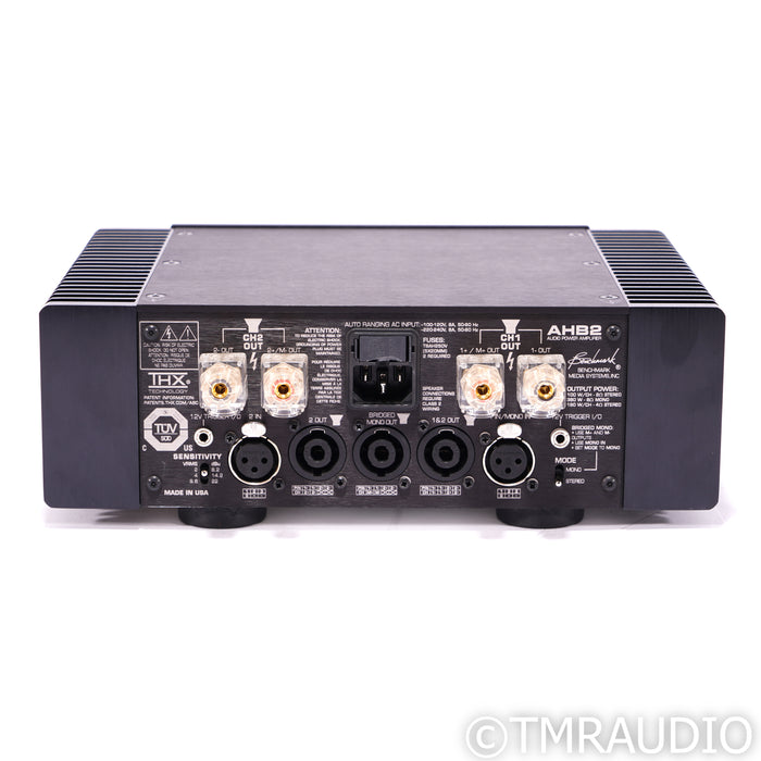 Benchmark Media AHB2 Stereo Power Amplifier; Black