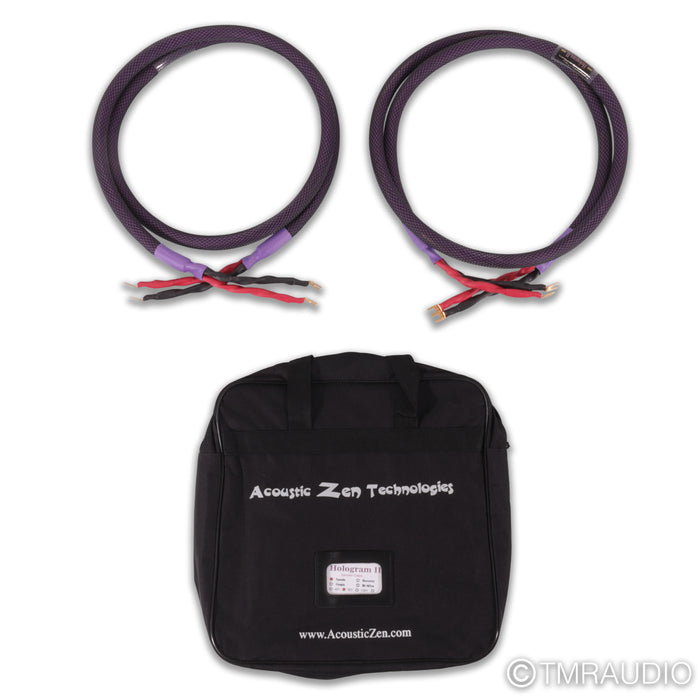 Acoustic Zen Hologram II Speaker Cables; 8ft Pair