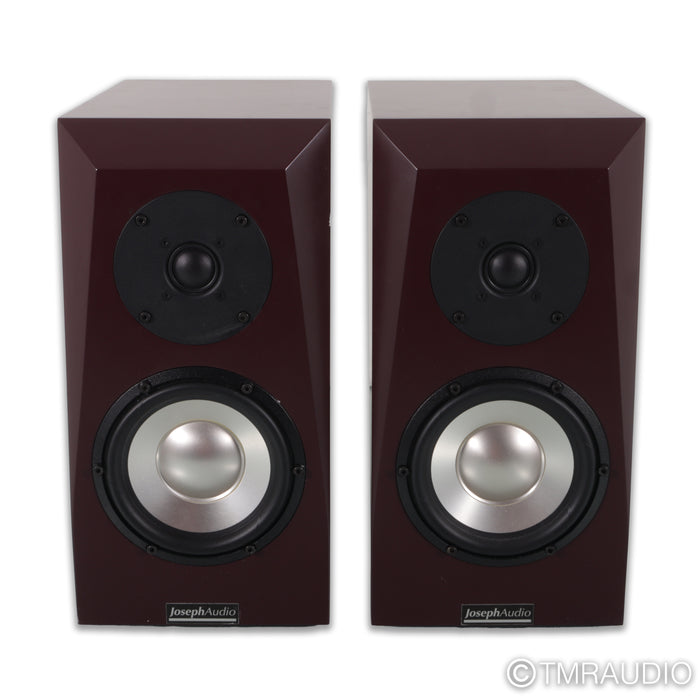 Joseph Audio Prism Bookshelf Speakers; Burgundy Pair