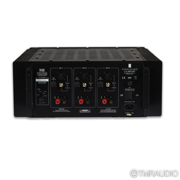 Parasound Halo A31 3-Channel Power Amplifier; A 31