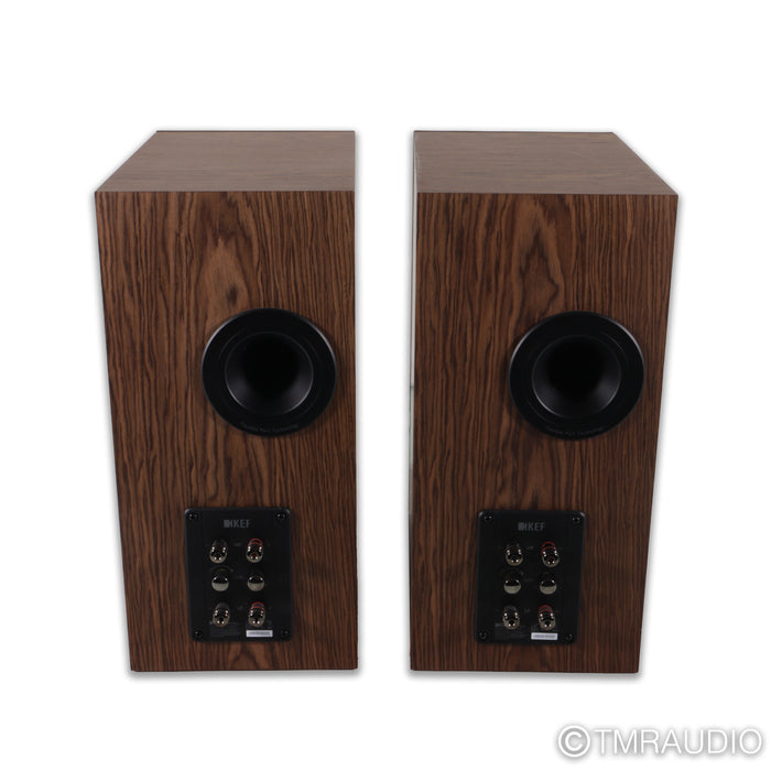KEF R3 Meta Bookshelf Speakers; Walnut Pair