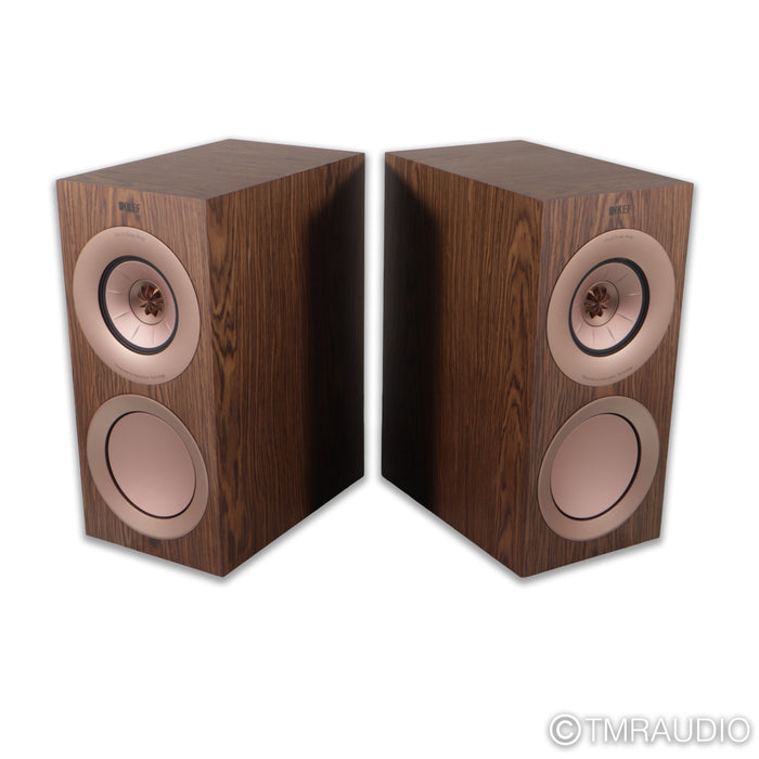 KEF R3 Meta Bookshelf Speakers; Walnut Pair