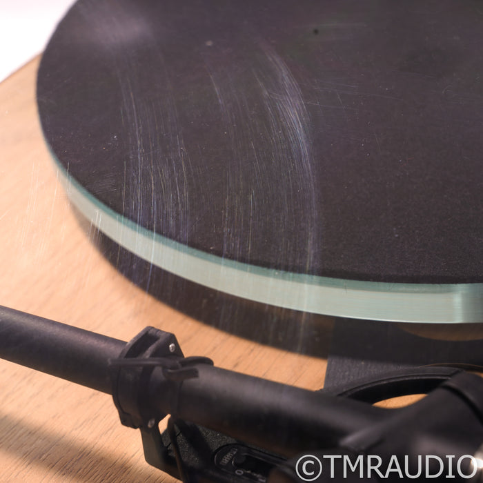 Rega Planar 3 Belt Drive Turntable with Rega ND3 MM Cartridge; Oak (Low Hours)