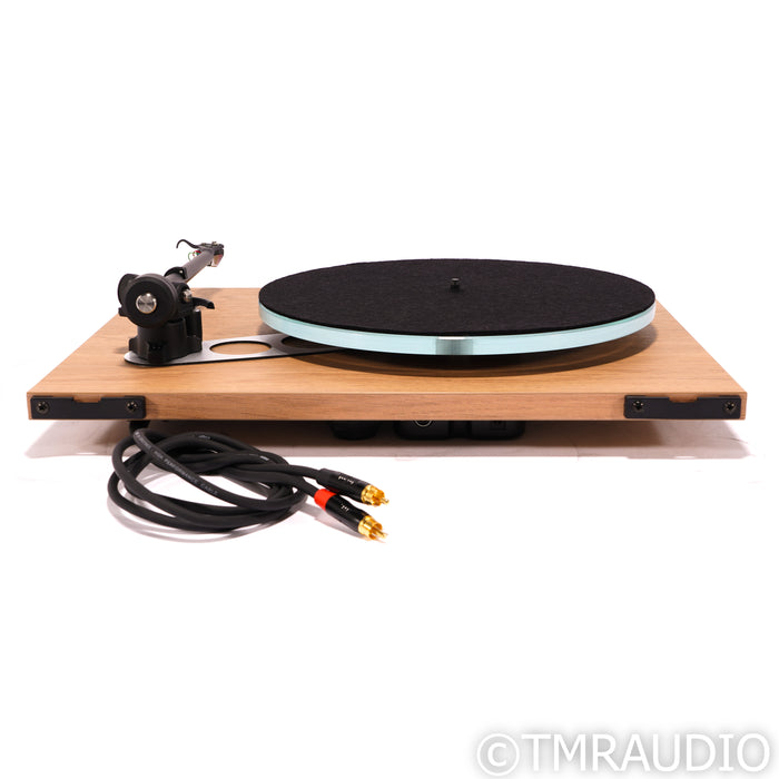 Rega Planar 3 Belt Drive Turntable with Rega ND3 MM Cartridge; Oak (Low Hours)