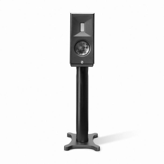 Borresen  X1 Bookshelf Speakers; Black Pair w/ Stands (Mint / Unused)