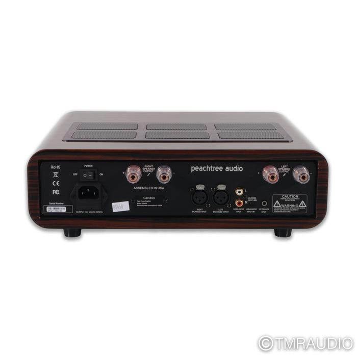 Peachtree Audio GaN400 Stereo Power Amplifier; Gloss Ebony Mocha