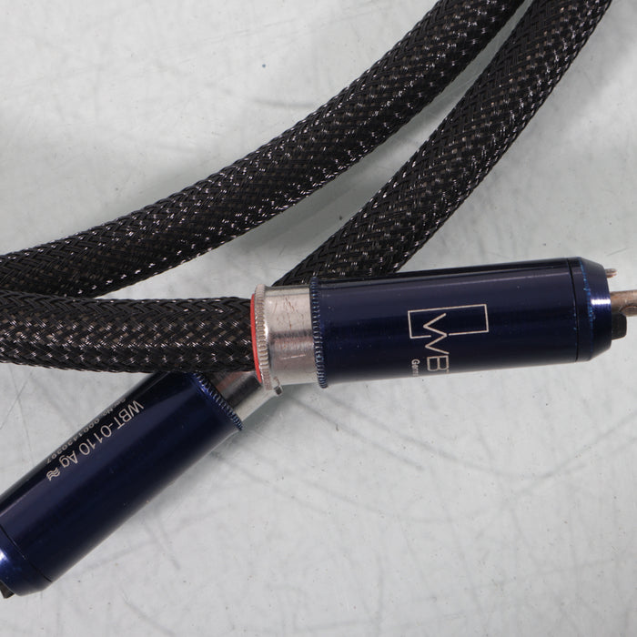 VH Audio Pulsar AG RCA Cables; 1.5m Pair Interconnects; WBT Nextgen