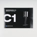 Borresen C1 Bookshelf Speakers; White Pair with Stands