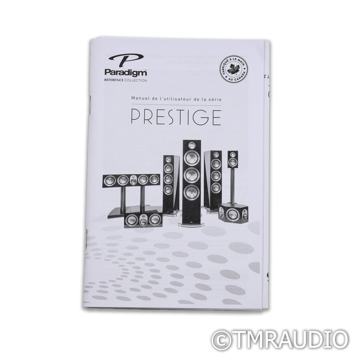 Paradigm Prestige 75F Floorstanding Speakers; Midnight Cherry Pair