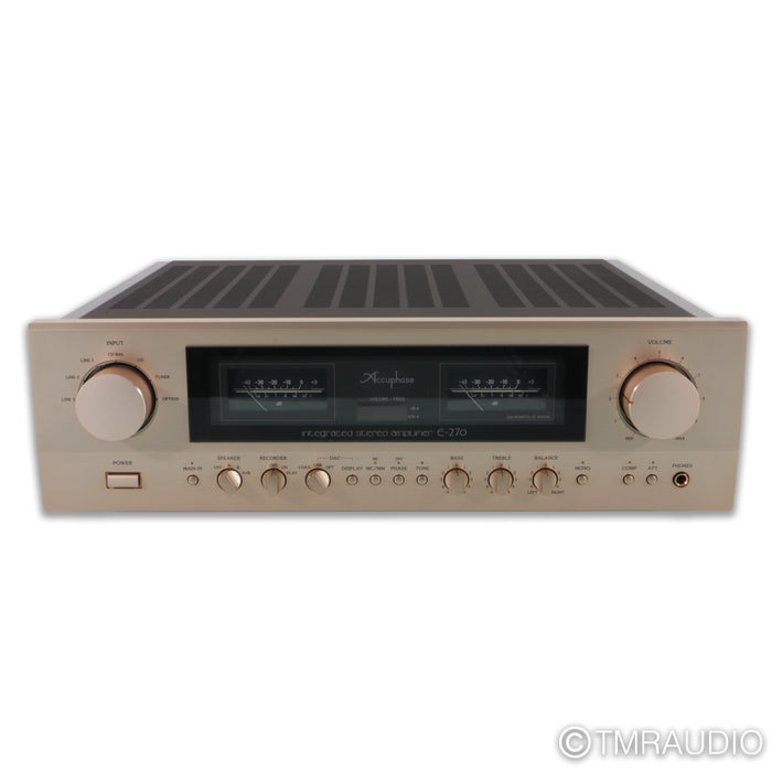 Accuphase E-270 Stereo Integrated Amplifier; w/ Optional DAC