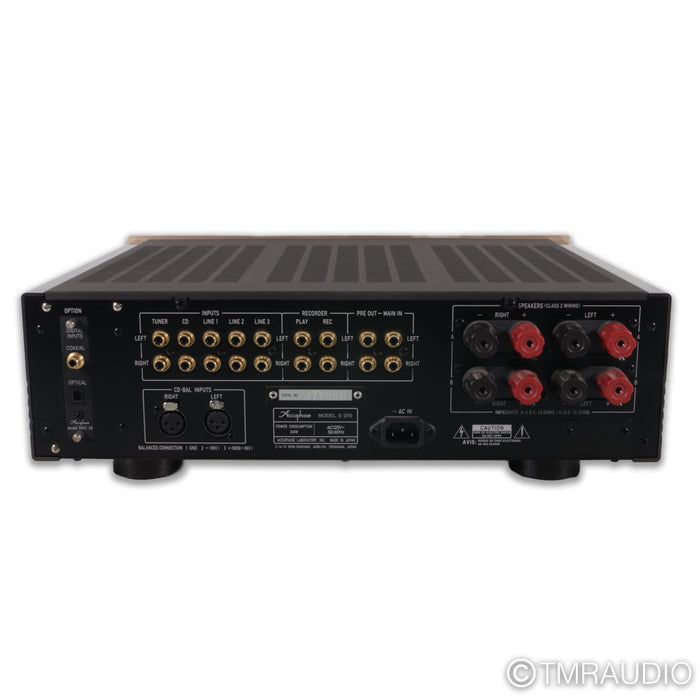 Accuphase E-270 Stereo Integrated Amplifier; w/ Optional DAC