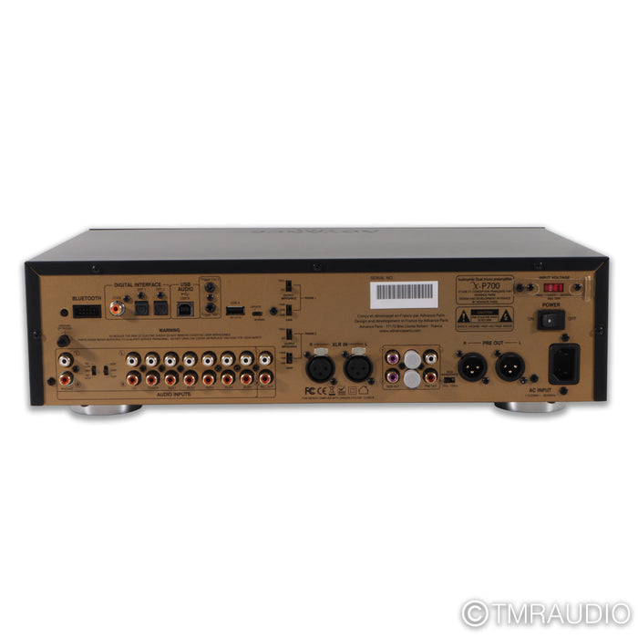 Advance Paris X-P700 Dual-Mono Preamplifier; MM / MC Phono