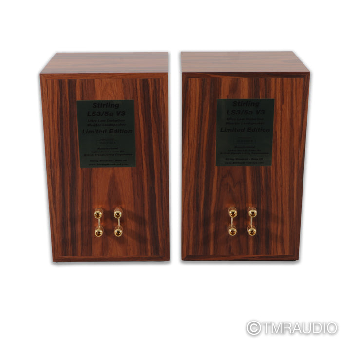 Stirling Broadcast LS3/5a v3 Bookshelf Speakers; Rosewood Pair
