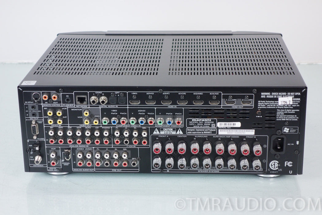 Marantz SR6006 7.1 Home Theater Receiver AS-IS / Parts (not functioning)