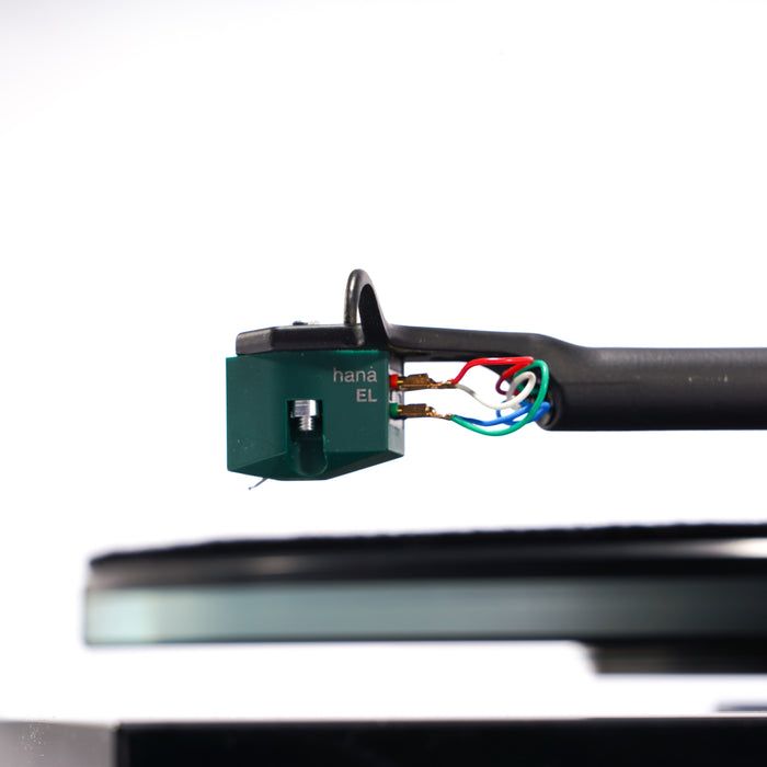 Rega Planar 6 Belt Drive Turntable; Black w/ Hana EL MC Cartridge