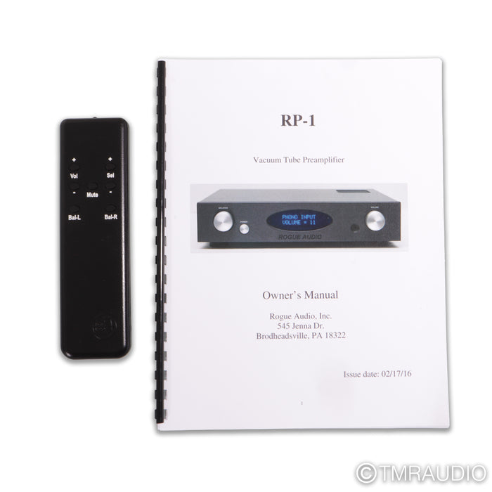 Rogue Audio RP-1 Stereo Tube Preamplifier; MM / MC Phono