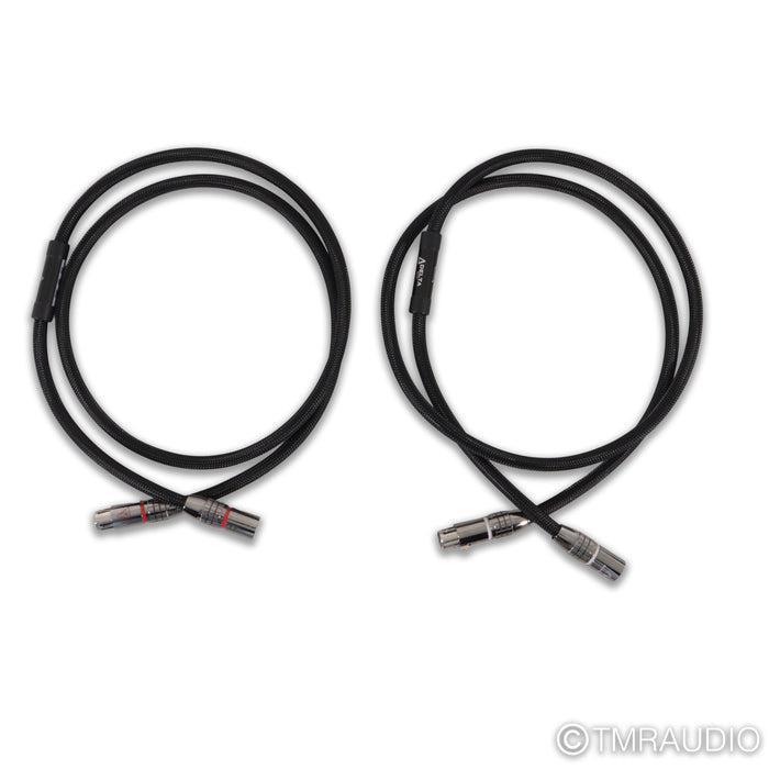 Shunyata Research Delta V1 XLR Cables; 1.5m Pair Balanced Interconnects