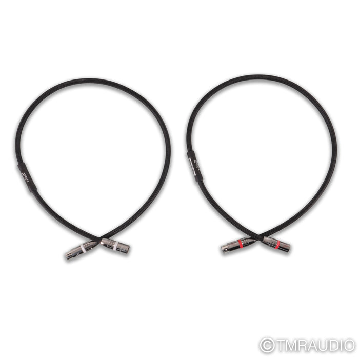 Shunyata Research Delta V1 XLR Cables; 1m Pair Balanced Interconnects