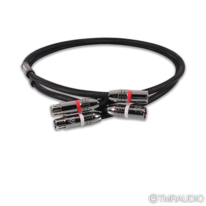 Shunyata Research Delta V1 XLR Cables; 1m Pair Balanced Interconnects