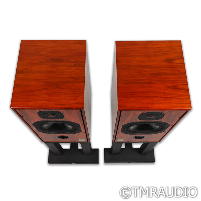 Harbeth HL Compact 7ES-3 30th Anniv. Bookshelf Speakers; Rosewood Pair w/ Stands