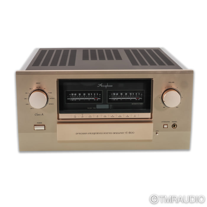 Accuphase E-800 Stereo Integrated Amplifier; DAC-60; MC / MM Phono