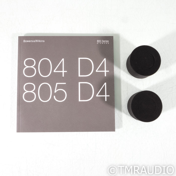 Bowers & Wilkins 805 D4 Bookshelf Speakers; White Pair