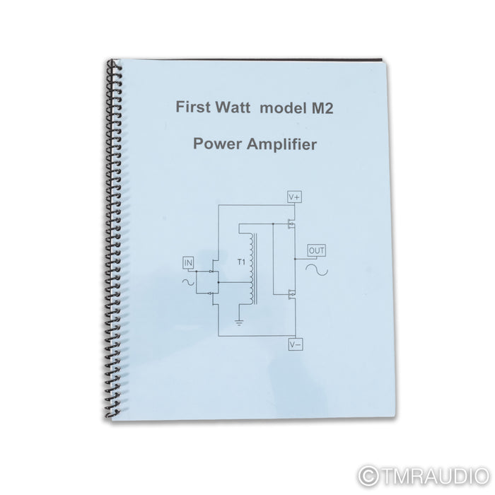 First Watt M2 Stereo Power Amplifier