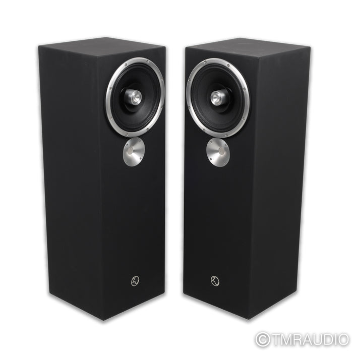 Zu Omen Dirty Weekend MkII Floorstanding Speakers; Black Pair; Jupiter Caps