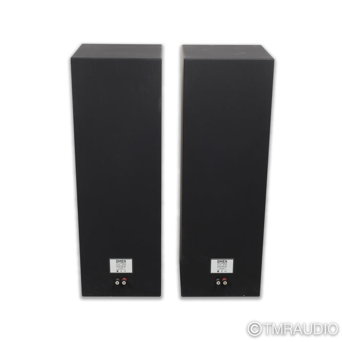 Zu Omen Dirty Weekend MkII Floorstanding Speakers; Black Pair; Jupiter Caps