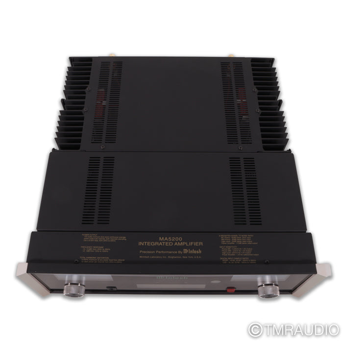 McIntosh MA5200 Stereo Integrated Amplifier; MM Phono