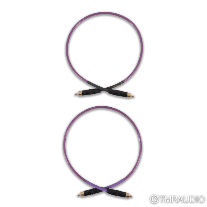 Nordost Purple Flare RCA Cables; 0.6m Pair Interconnects