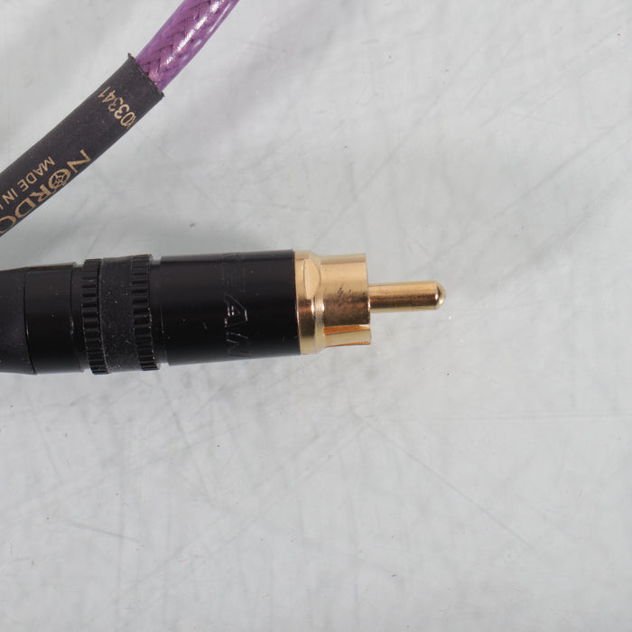 Nordost Purple Flare RCA Cables; 0.6m Pair Interconnects