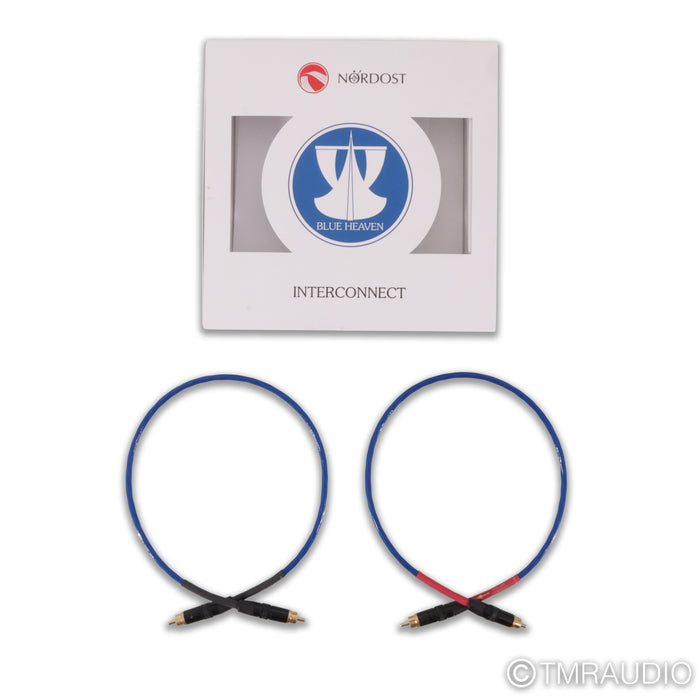 Nordost Blue Heaven RCA Cables; 0.6m Pair Interconnects