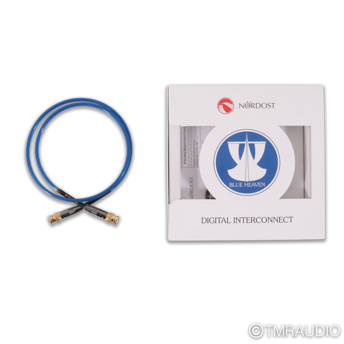 Nordost Blue Heaven BNC Cable; 1m Single Digital Interconnect